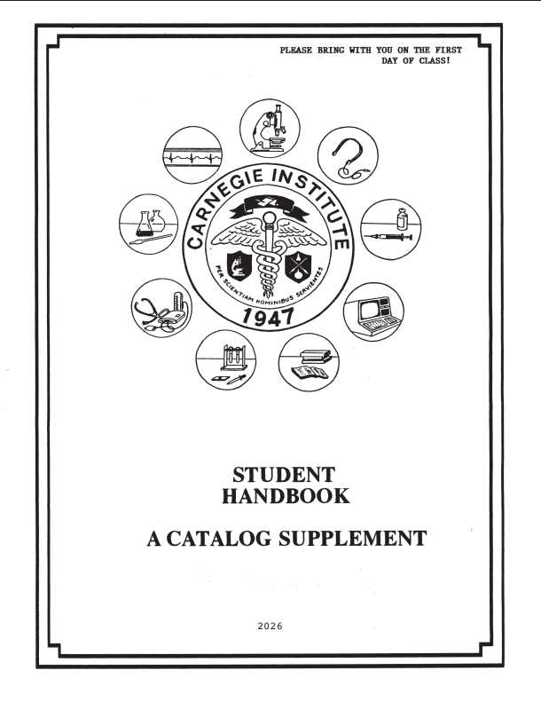 Carnegie Institute Student Handbook Cover Photo
